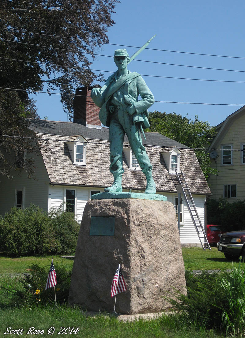 American civil War statue - North Providence, RI