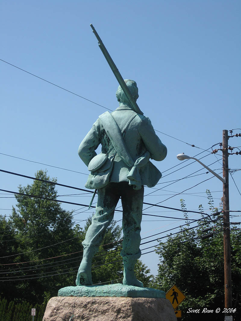 American civil War statue - North Providence, RI