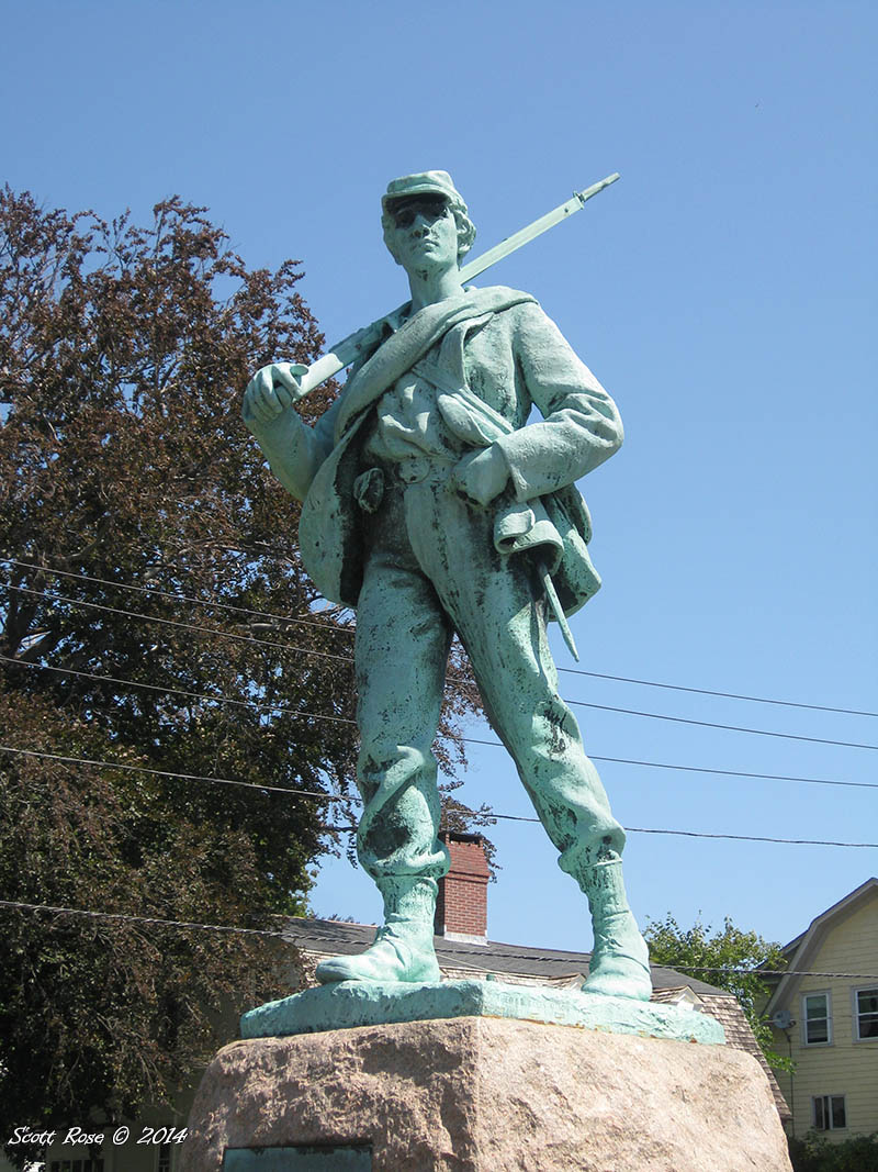 American civil War statue - North Providence, RI